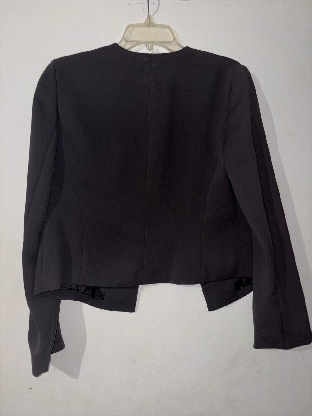 Yansi Fugel Dark Chocolate Brown Open-Front Blazer - Picture 4 of 4